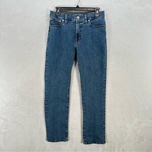 Madewell The Mid-Rise Perfect Vintage Jean Size 27 Dark Wash Blue Denim Straight